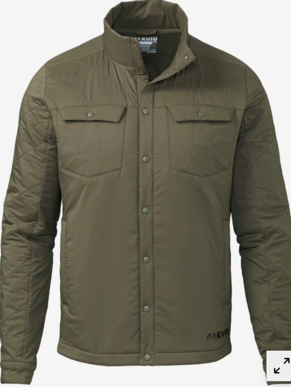 Kuiu Base Camp Insulated Snap Shirt Ash